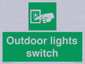 Outdoor lights switch